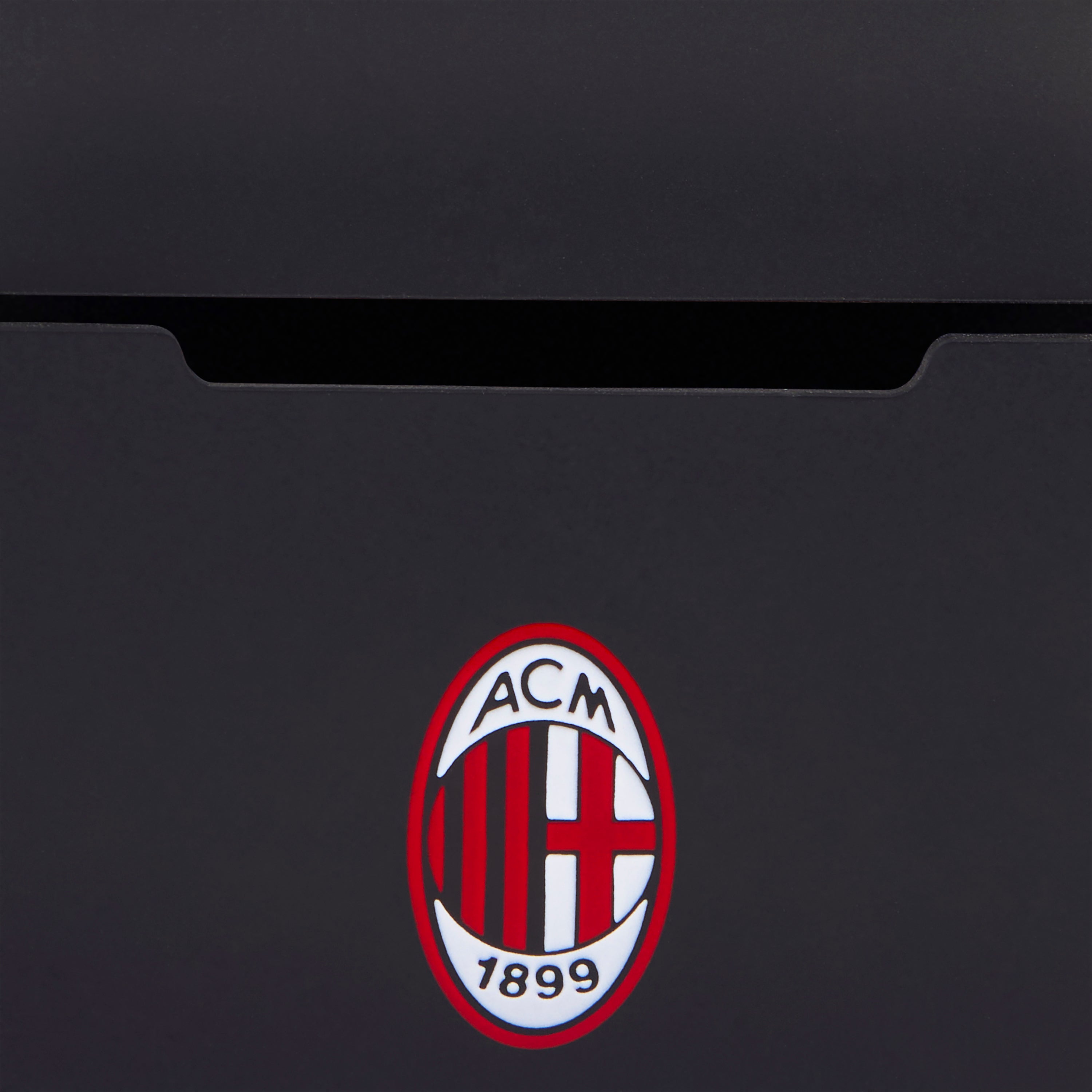 AC Milan custodia AirPods 2 nera logo taglia unica