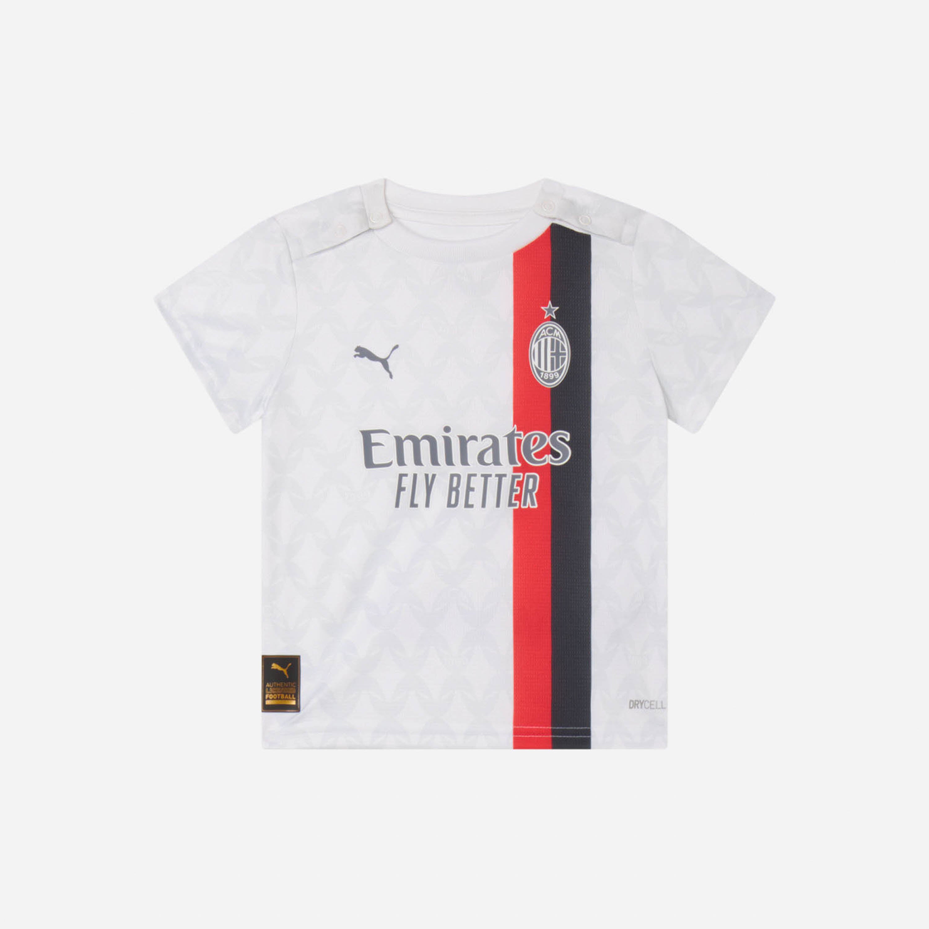 AC Milan Away 2023/24 kit baby 3 pezzi bianco