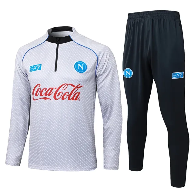 Tifoso Store Tute Sportive Napoli 2025/26 tuta grigia Coca-Cola