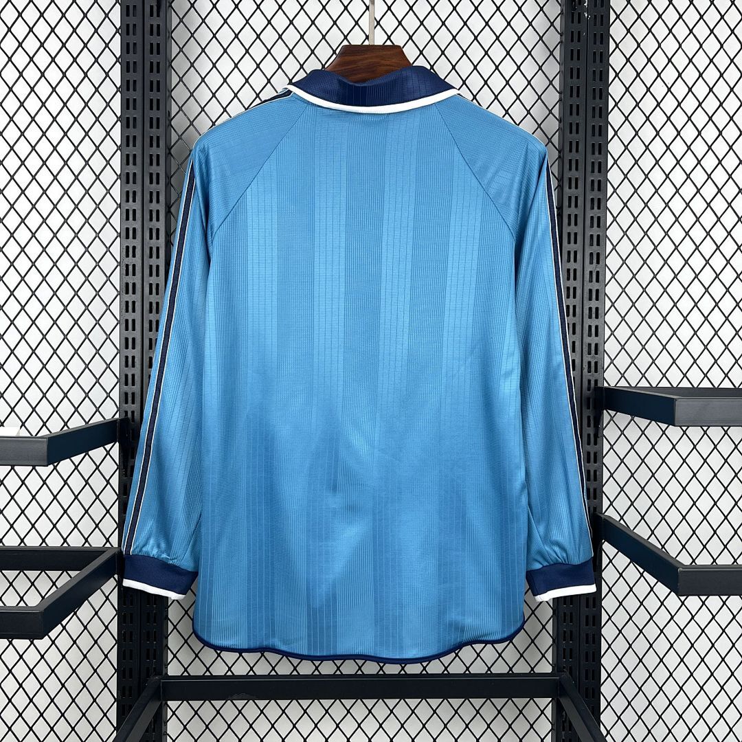 Tifoso Store Maglie da Calcio Real Madrid 1999/00 maglia bianca manica lunga