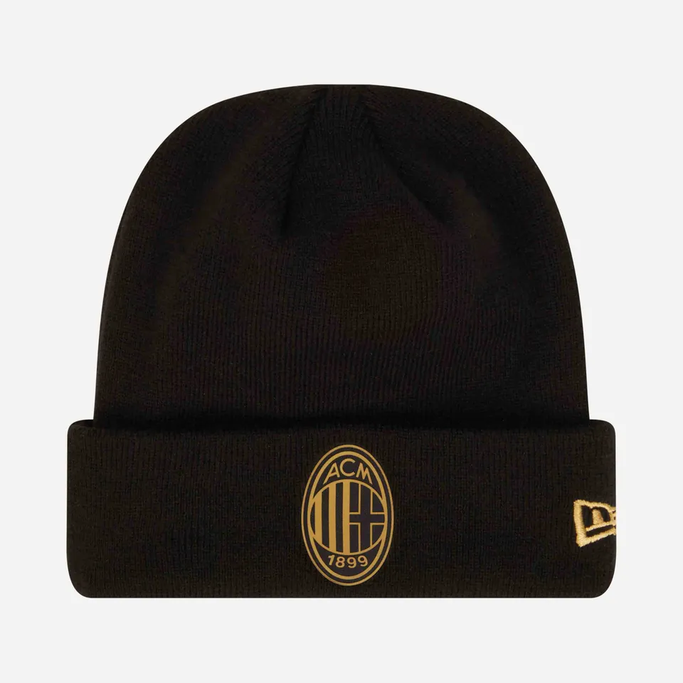 New Era x AC Milan Berretto Logo Invernale Nero