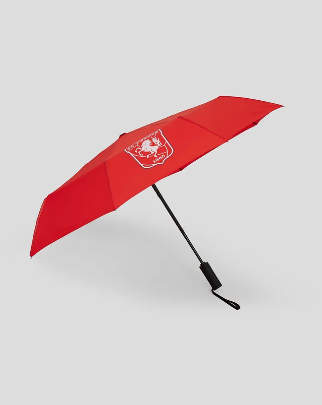Twente Accessoires Paraplu ombrello pieghevole rosso