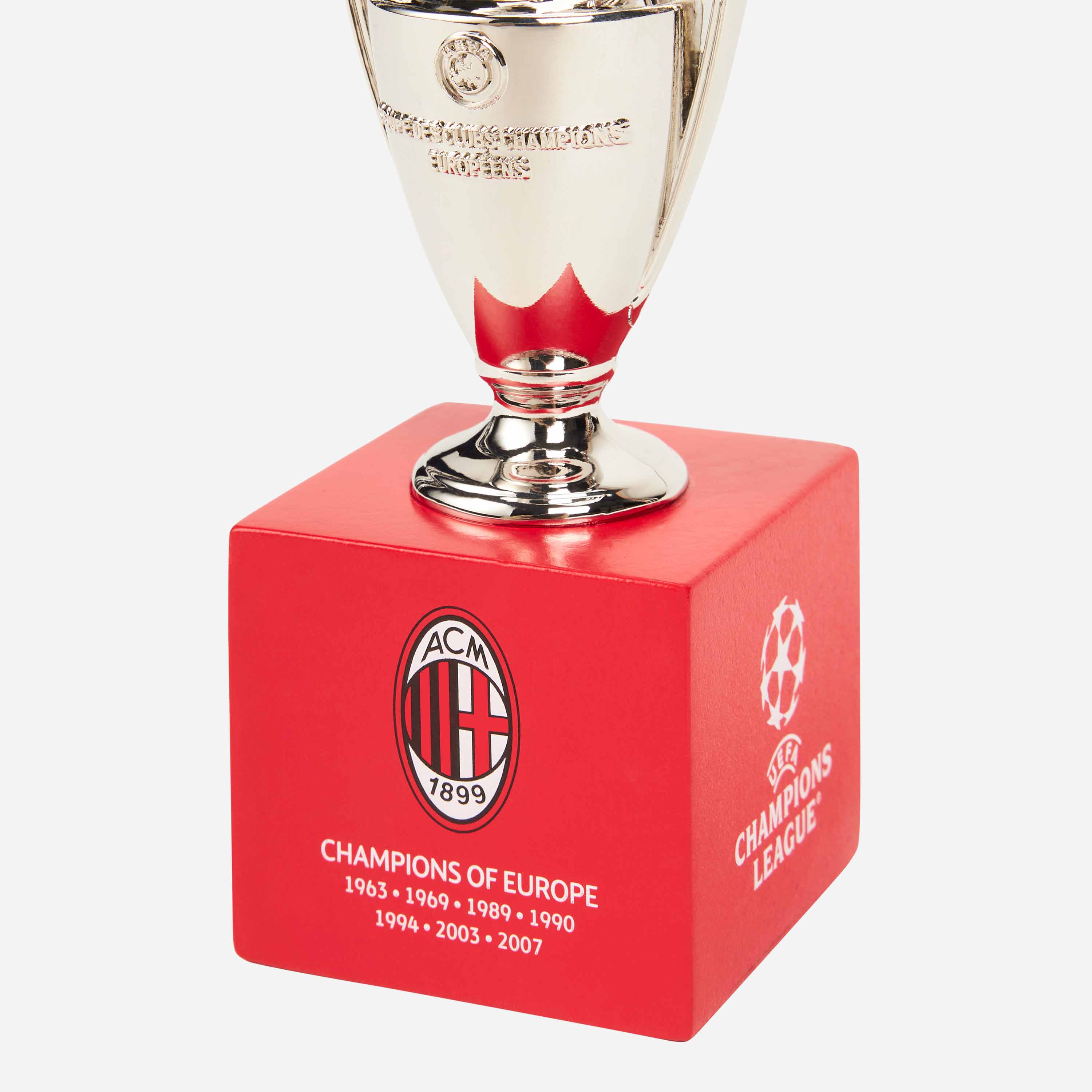 AC Milan Replica Coppa su Piedistallo Champions League Taglia Unica