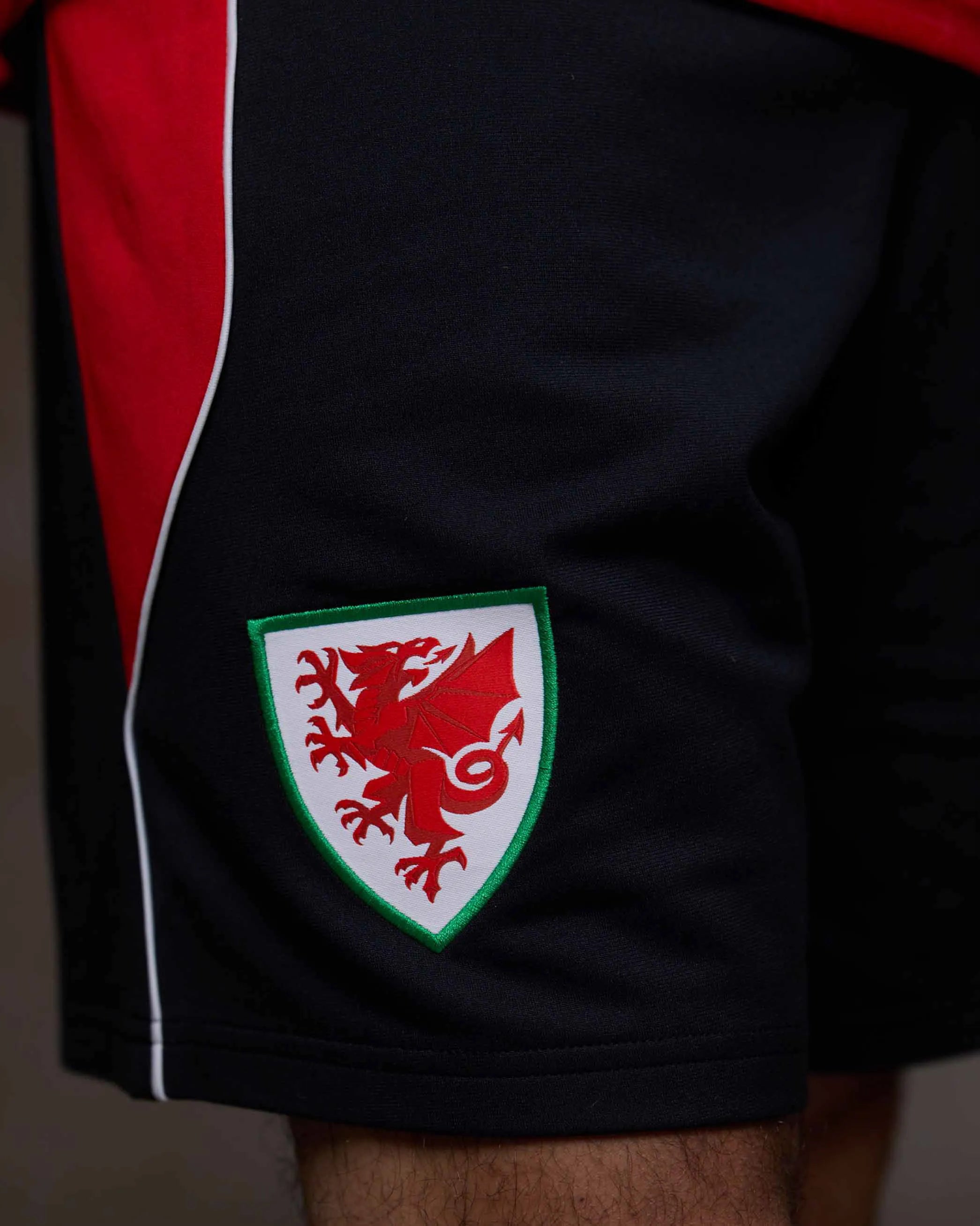 Wales Training SUDU 2026-28 Players pantaloncini casa rossi