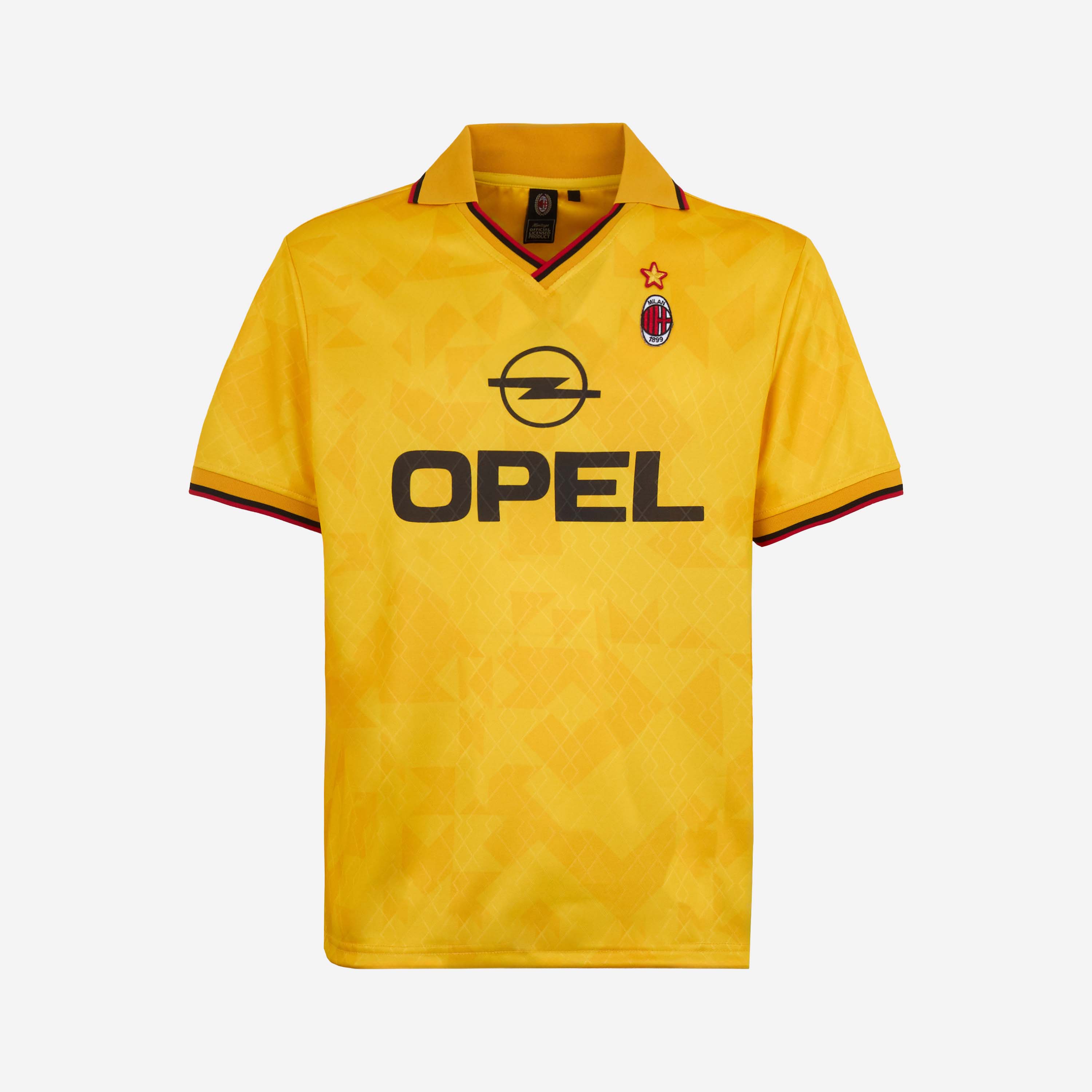 AC Milan 1995/96 maglia retro third gialla uomo taglia M