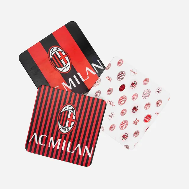 AC Milan Coaster Set sottobicchieri 6 pezzi