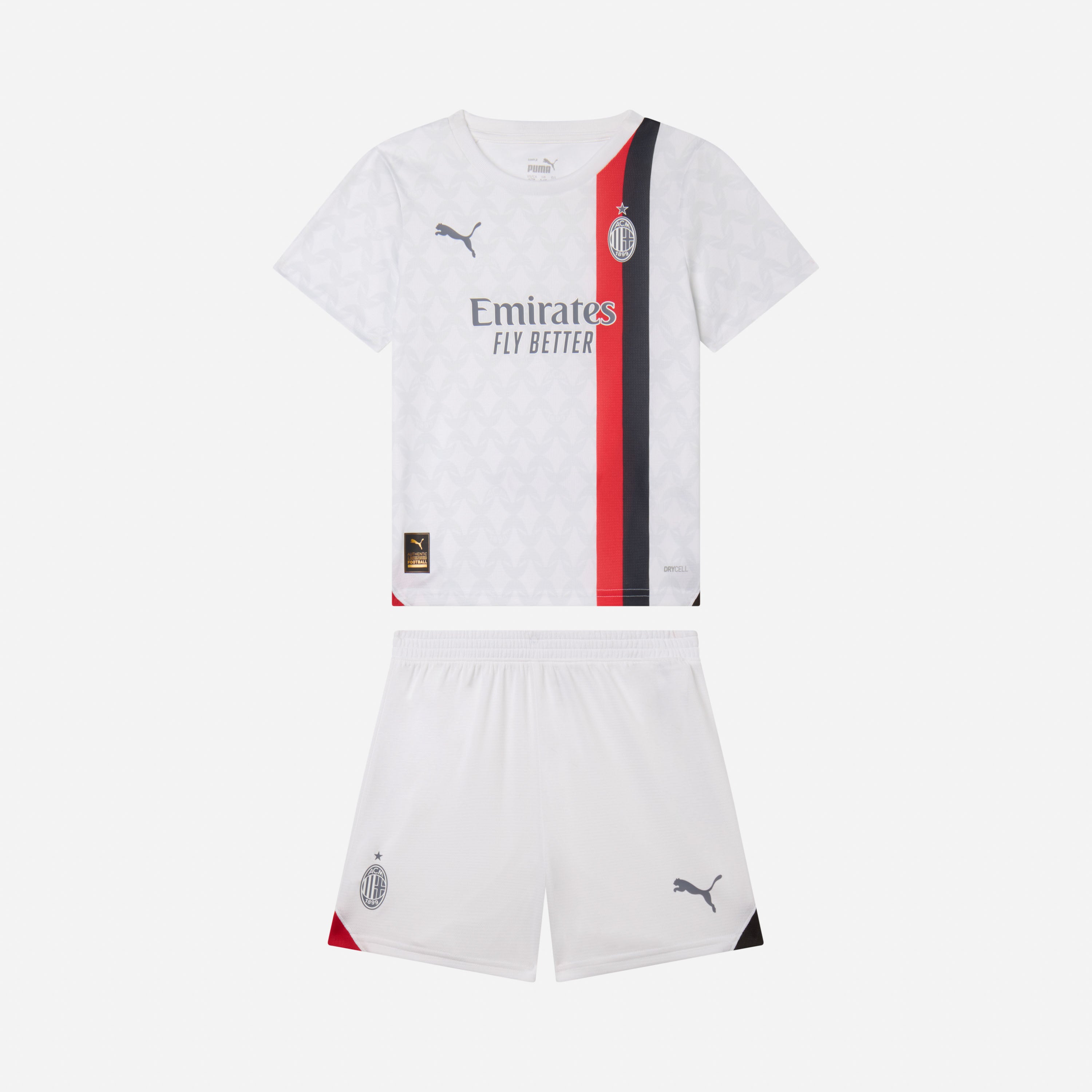 AC Milan Kit Gara Away 2023/24 mini kit bambino 3 pezzi