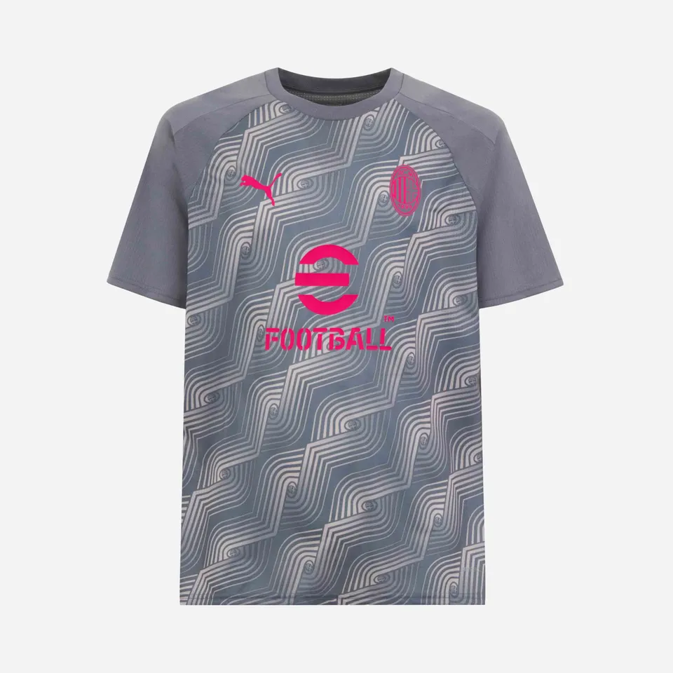 AC Milan Prematch 2024 Maglia Allenamento Uomo Geometrica