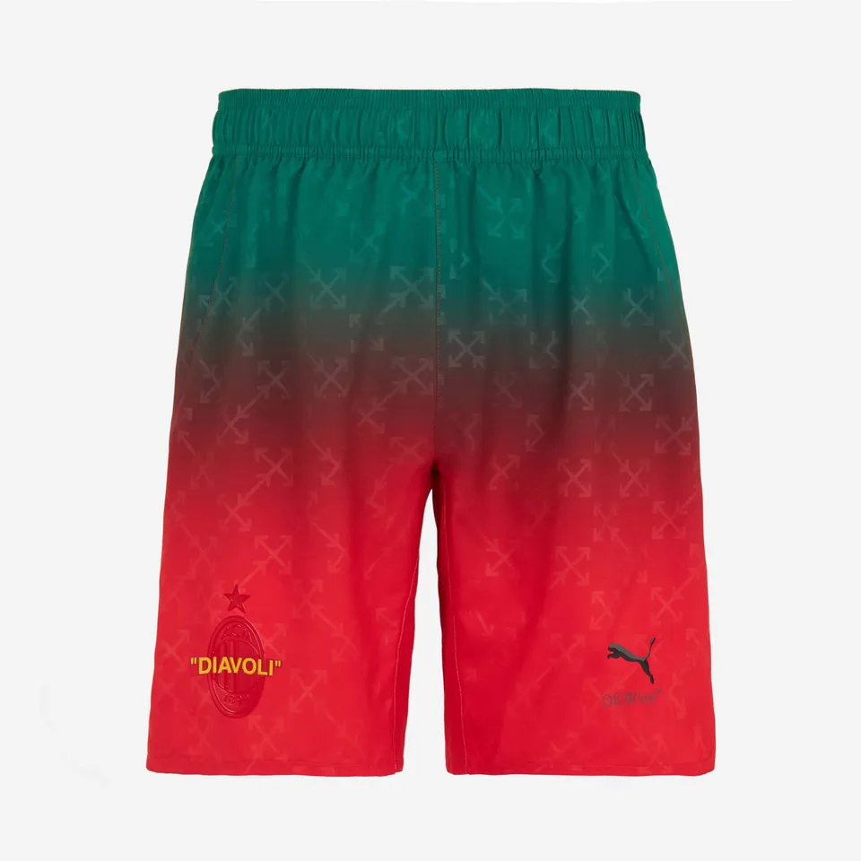 AC Milan Puma Off-White 2024/25 Shorts Rossi Uomo