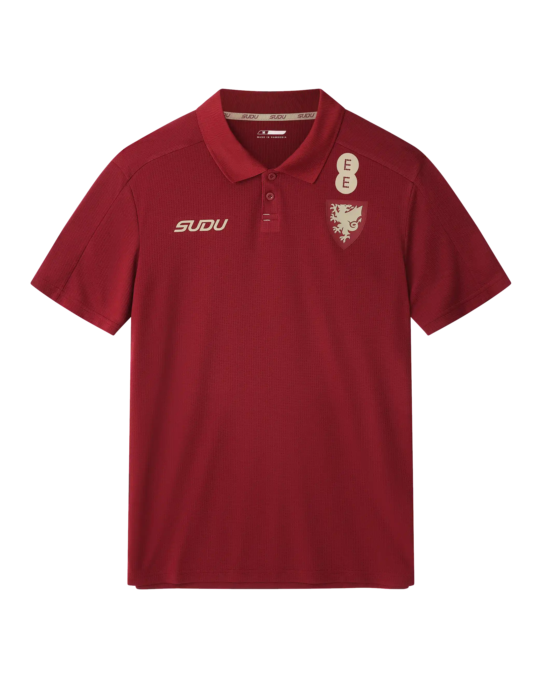 Wales Travel SUDU 2026-28 Players polo junior bordeaux