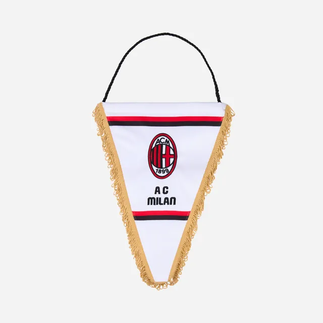 AC Milan Gagliardetto White Pennant Bianco Taglia Unica