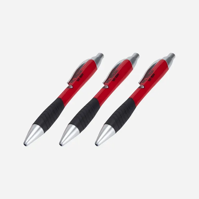 AC Milan Pens penne ufficiali set 3 pezzi logo