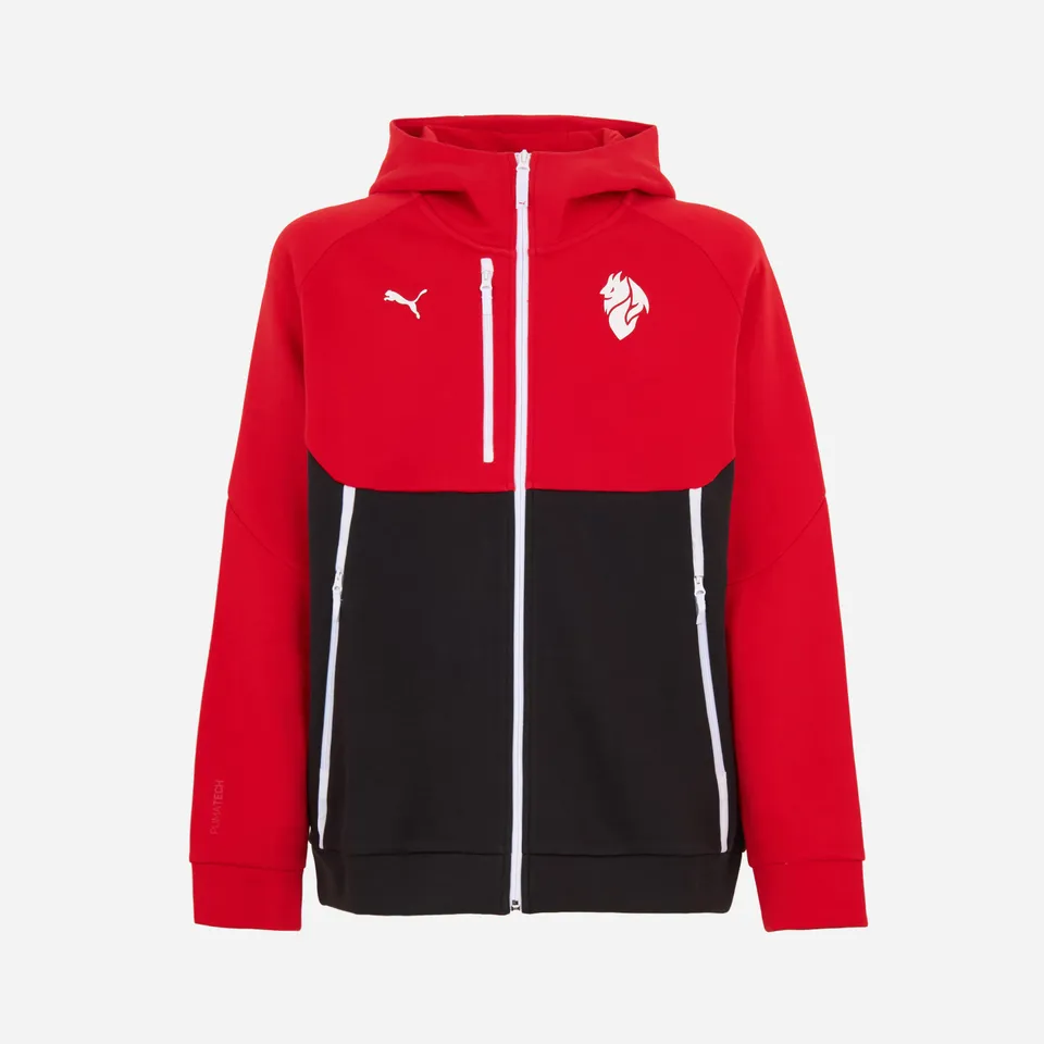 AC Milan Pumatech 2025/26 giacca uomo rossa cappuccio L