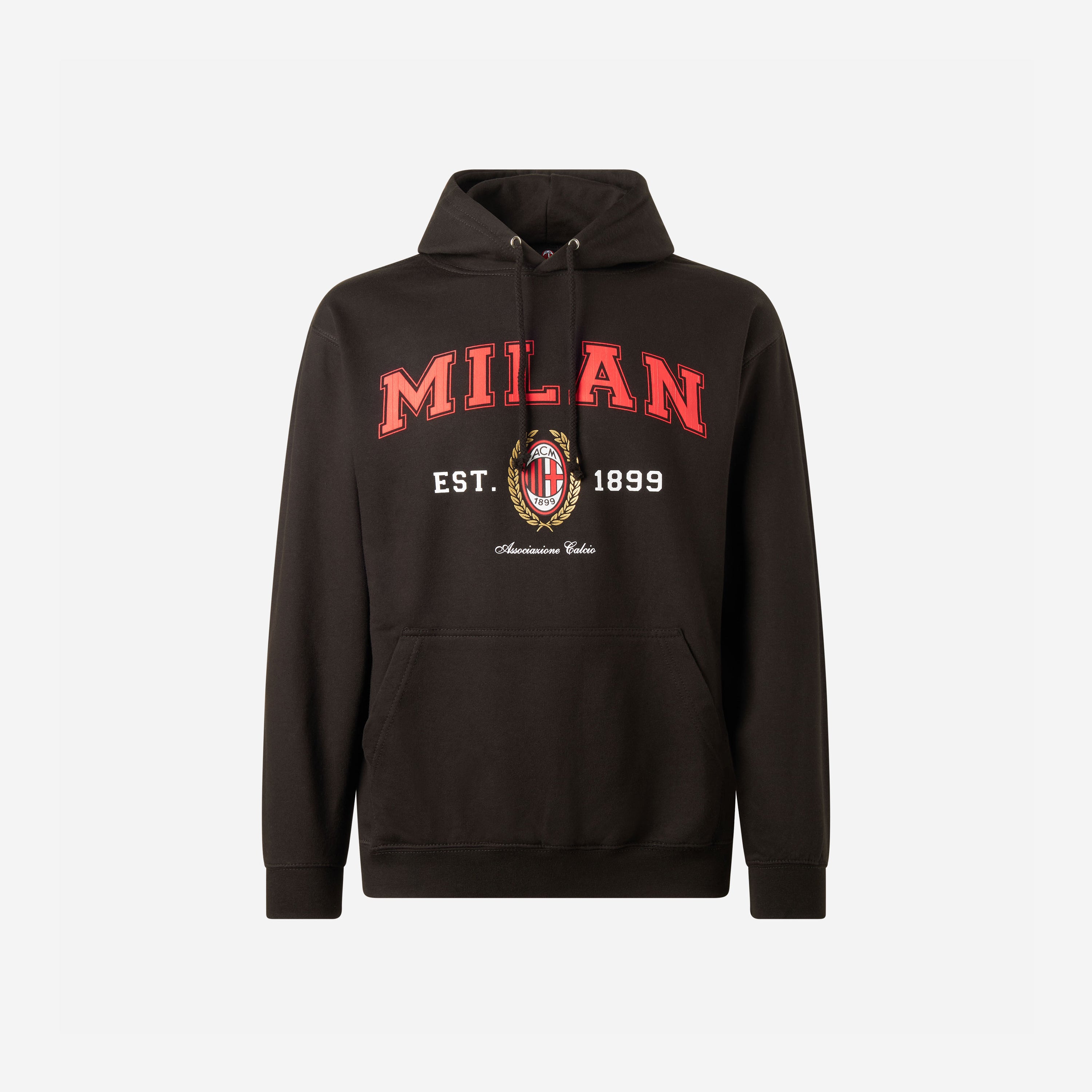 AC Milan College Felpa Cappuccio bimbo cotone 6-12 anni