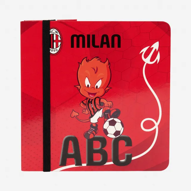 AC Milan Souvenir ABC Book libro bambini alfabeto rossonero