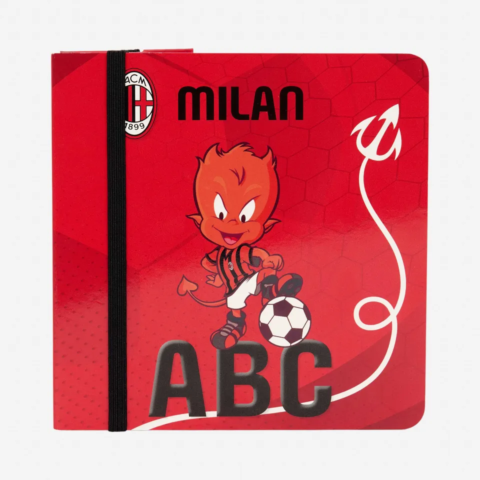 AC Milan Souvenir ABC Book libro bambini alfabeto rossonero