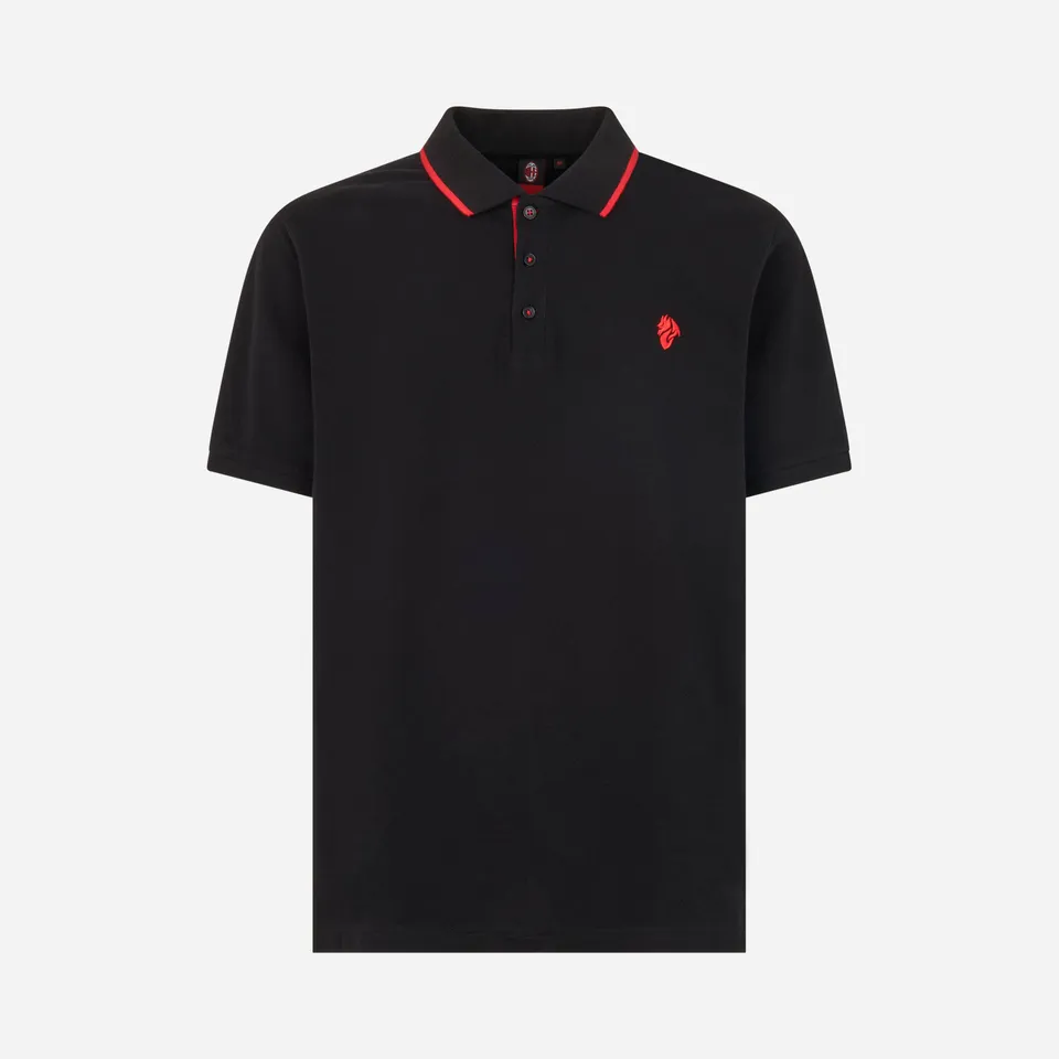 AC Milan Polo Milan Devil polo uomo cotone ricamata S-XXL