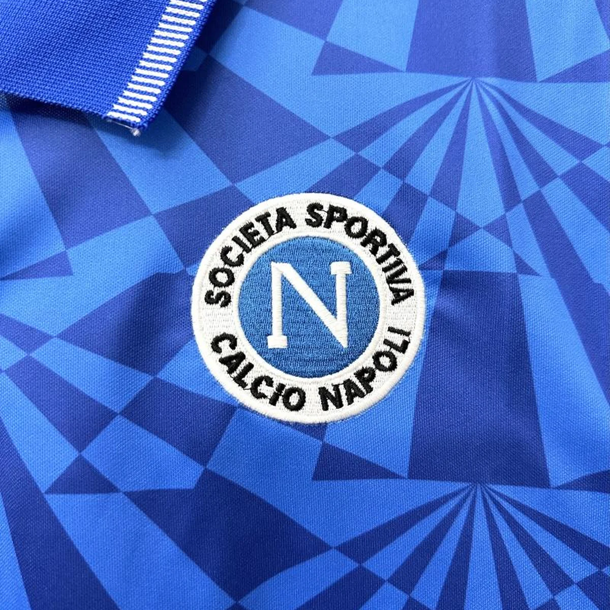Napoli 1991/93 Retro maglia calcio blu motivo S-XXL