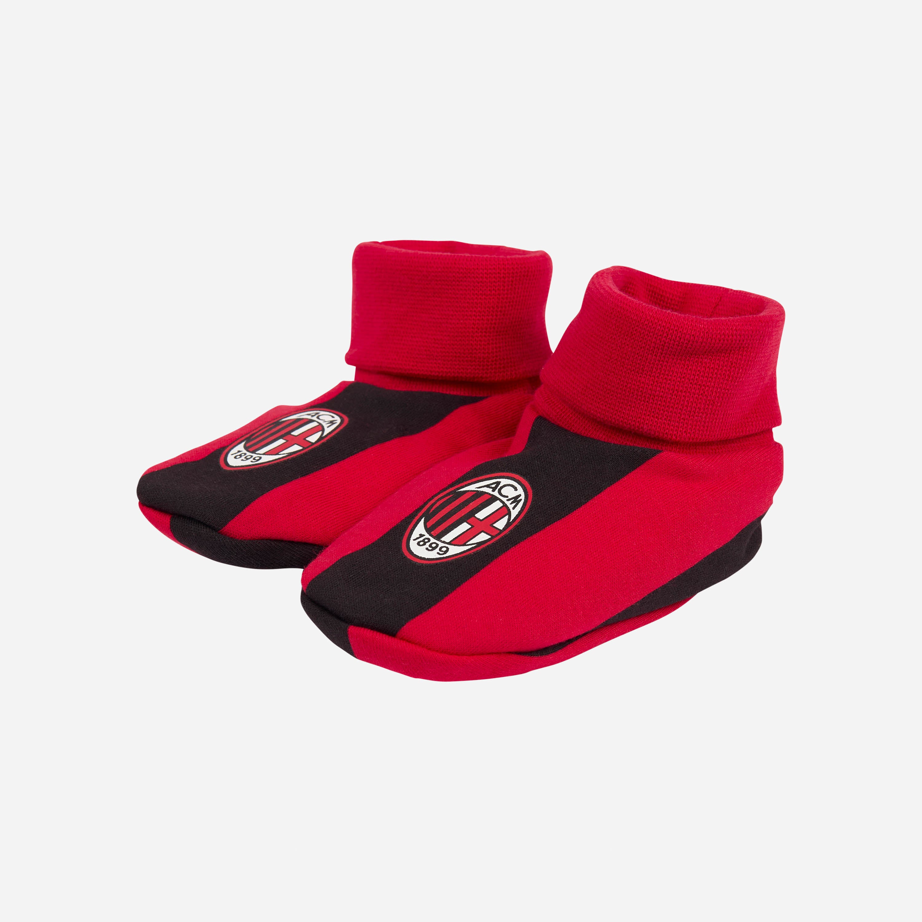 AC Milan Souvenir box regalo neonato rosso nero 4 pezzi