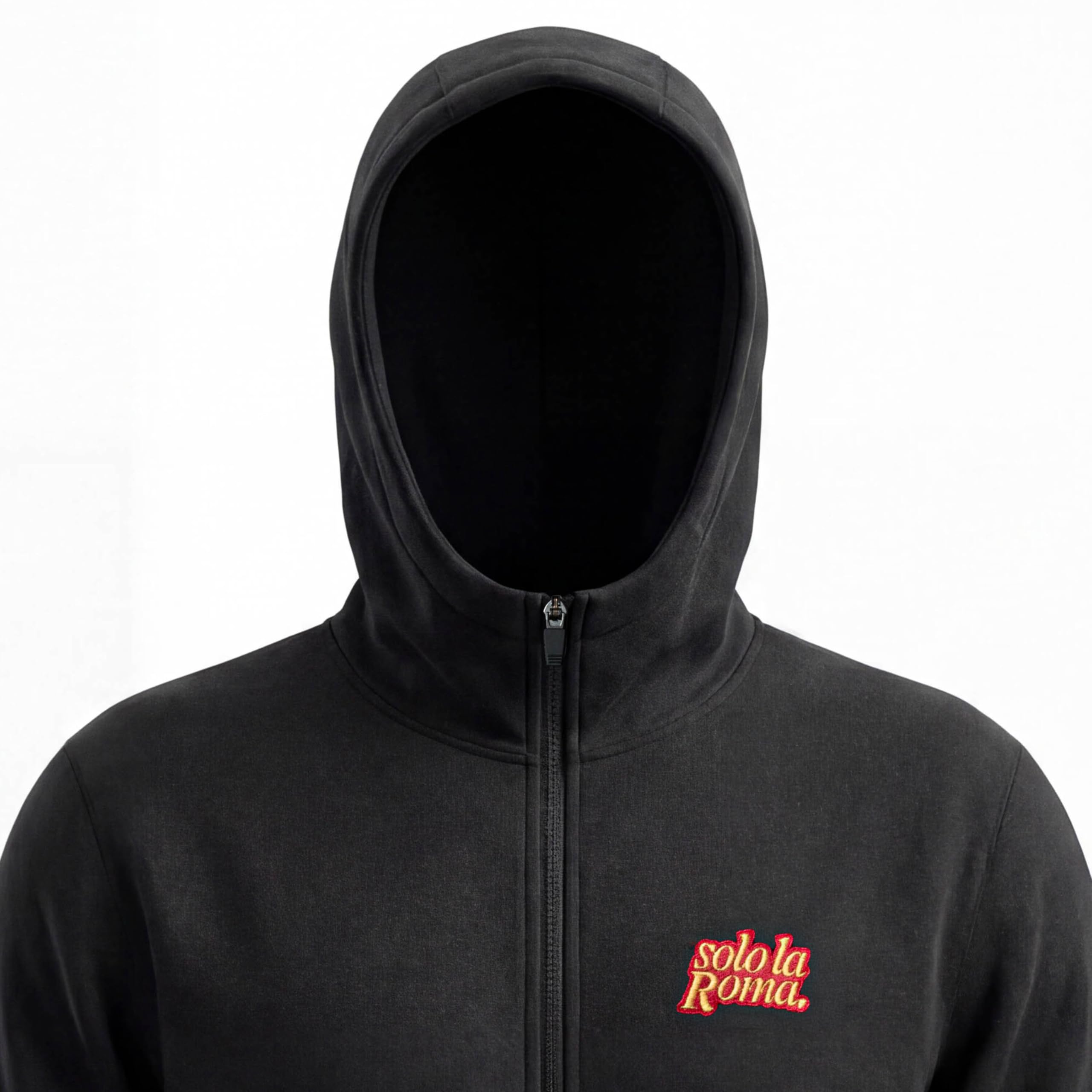 Roma Fanshop Solo La Roma felpa fullzip L con cappuccio
