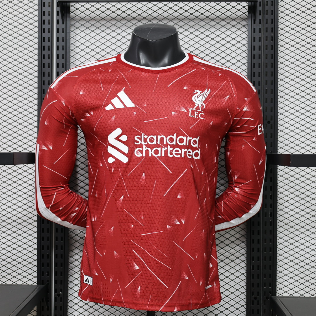 Tifoso Store Player Version Liverpool 2026/27 Maglia Maniche Lunghe Rossa