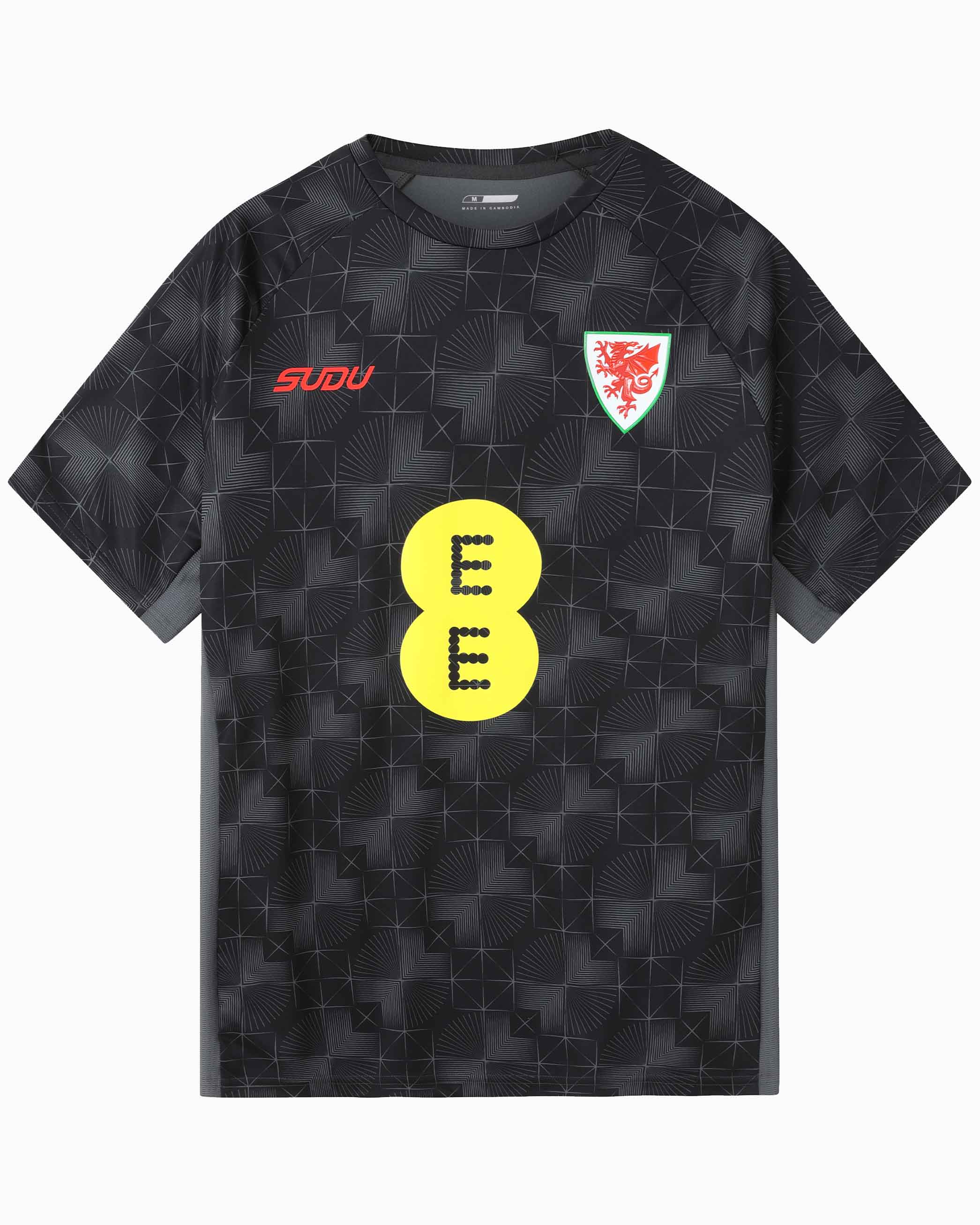 Wales Training SUDU 2026-28 Staff maglietta donna nera