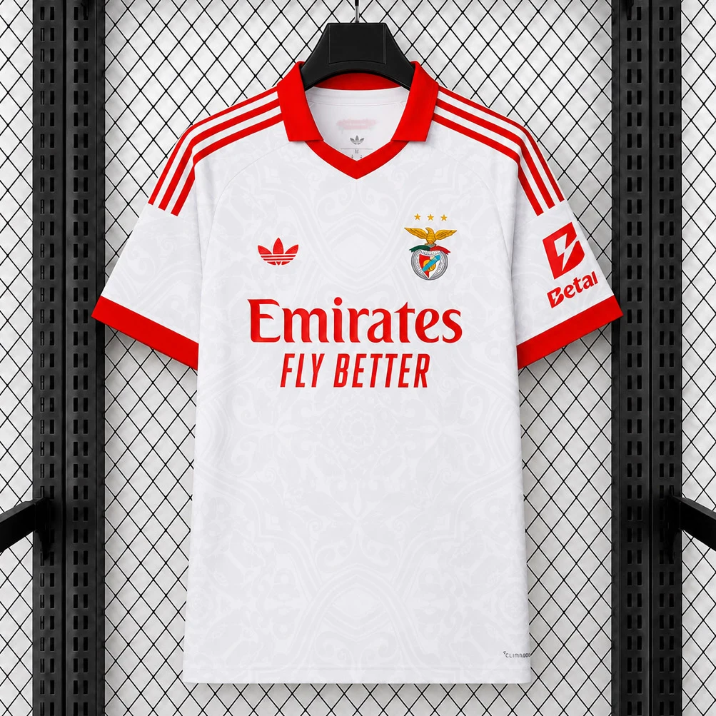 Tifoso Store Maglie da Calcio Seconda Maglia Benfica 2026/27 Bianca