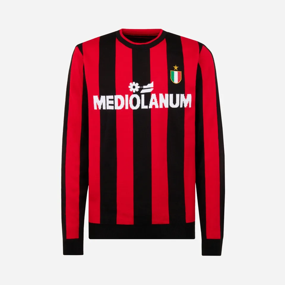 AC Milan Retro 1988 giacca home righe rossonere taglia M