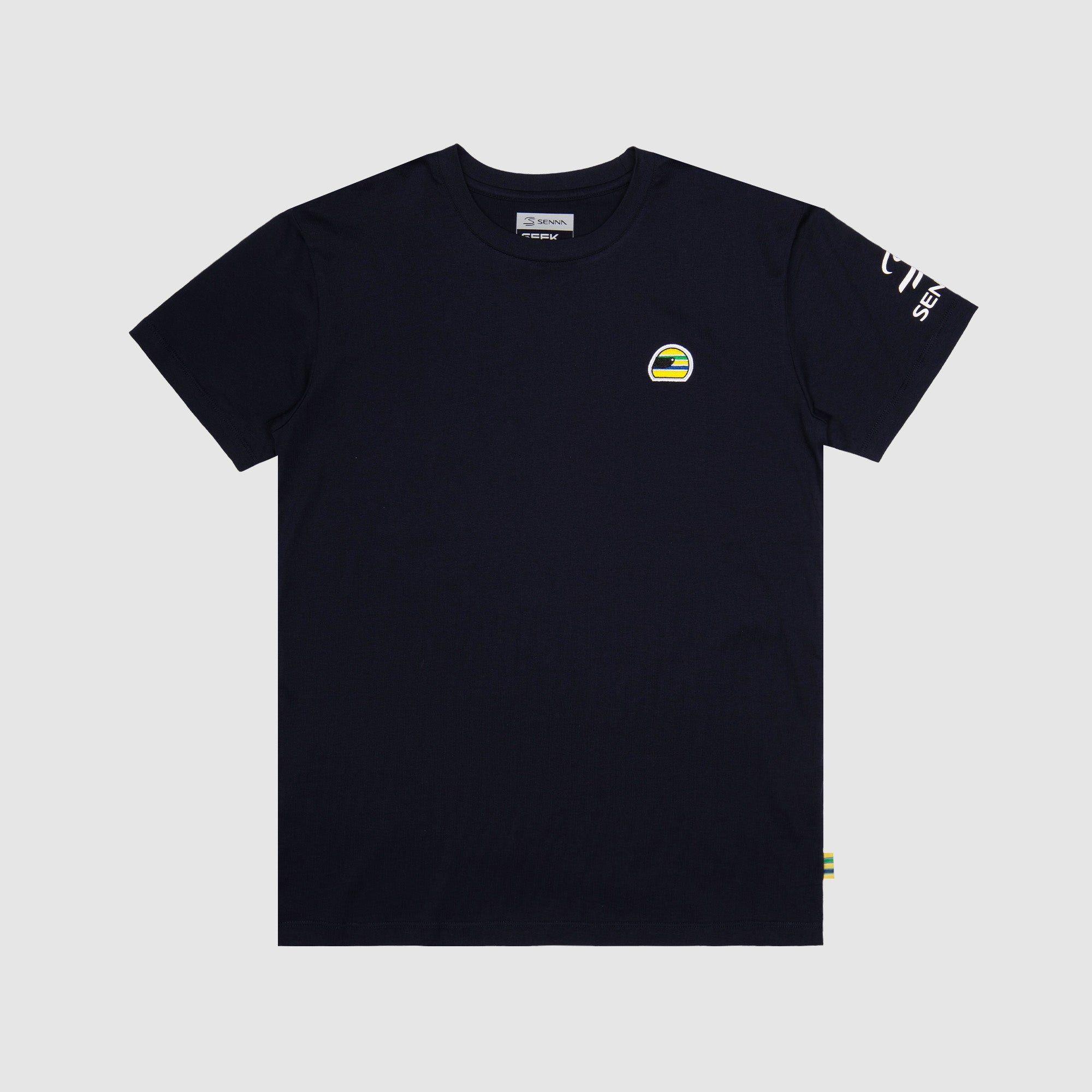 Senna Legacy Helmet Tee maglia cotone bianca