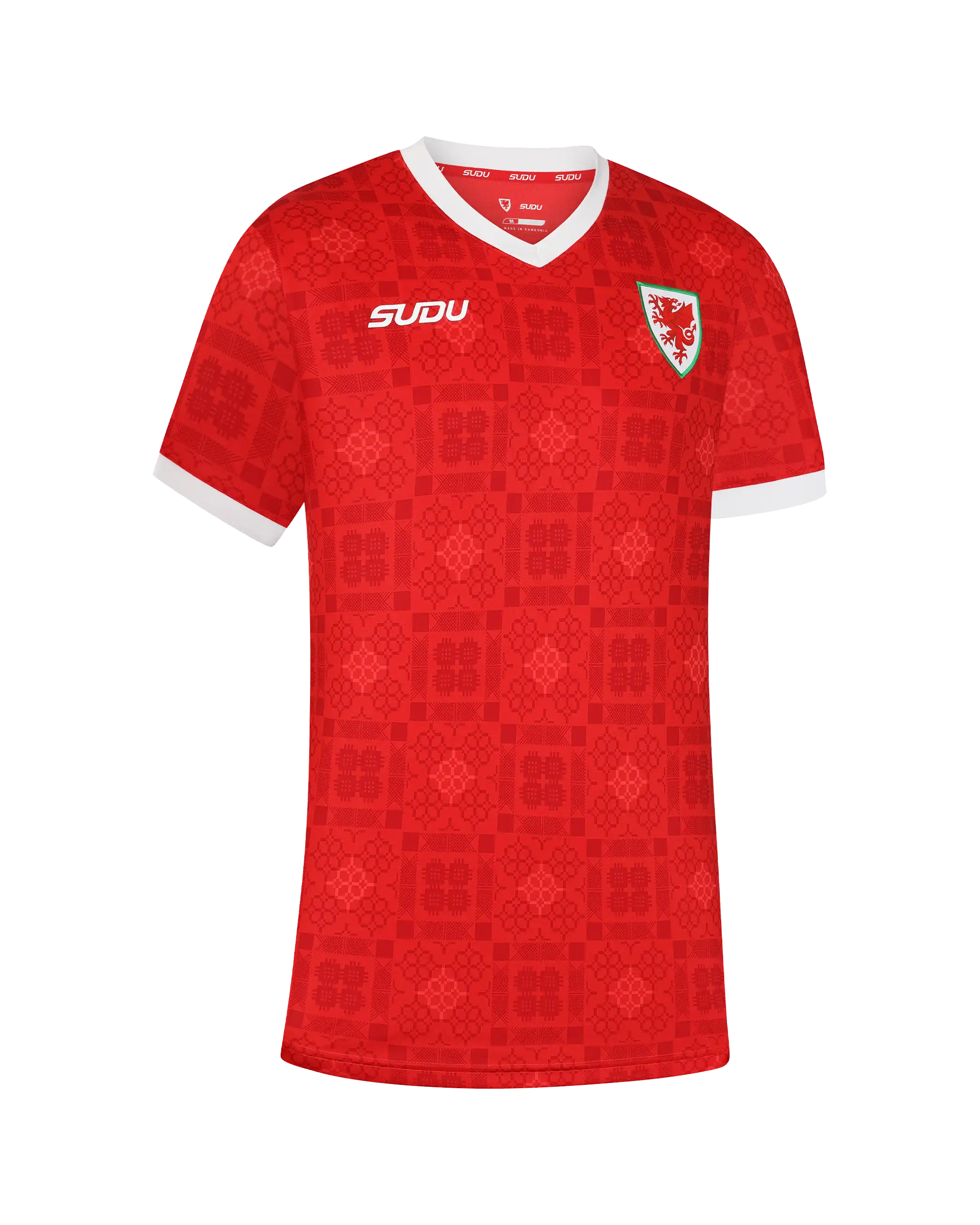 Wales Home Kit SUDU 2026-28 maglia rossa adulto L