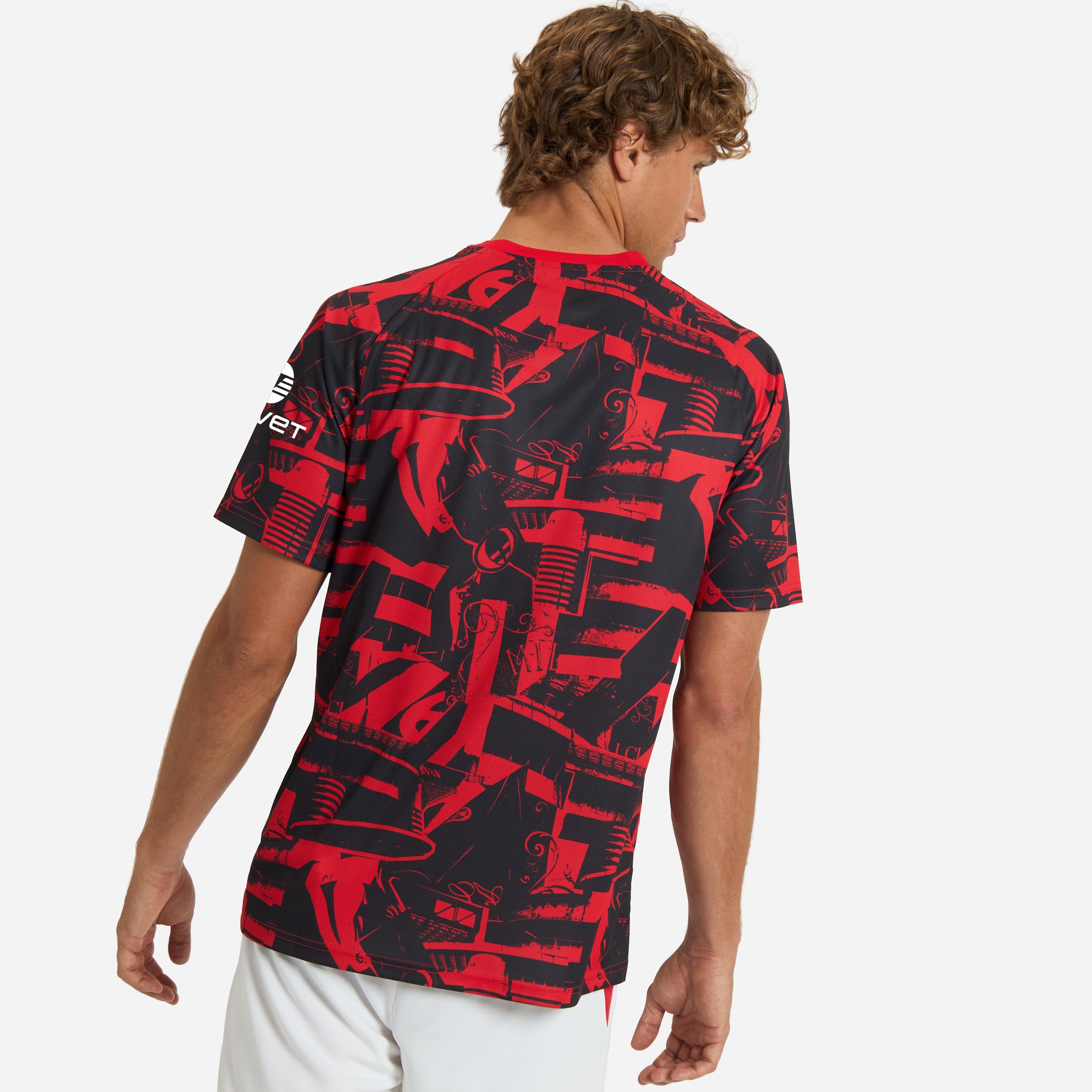 AC Milan Prematch 2026/27 T-Shirt Uomo Rossonera DryCell