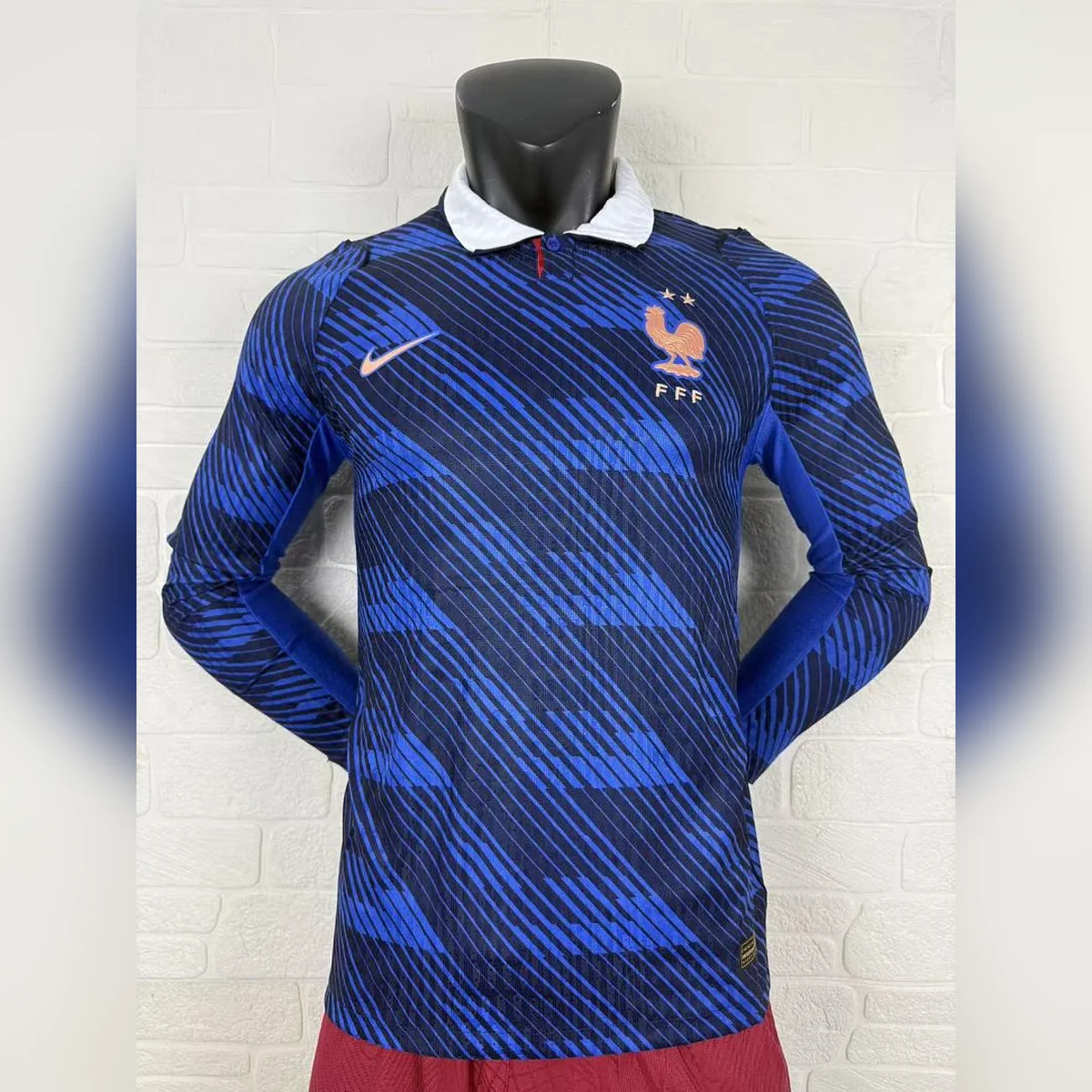 Tifoso Store Player Version Francia Manica Lunga 2026/27 maglia blu
