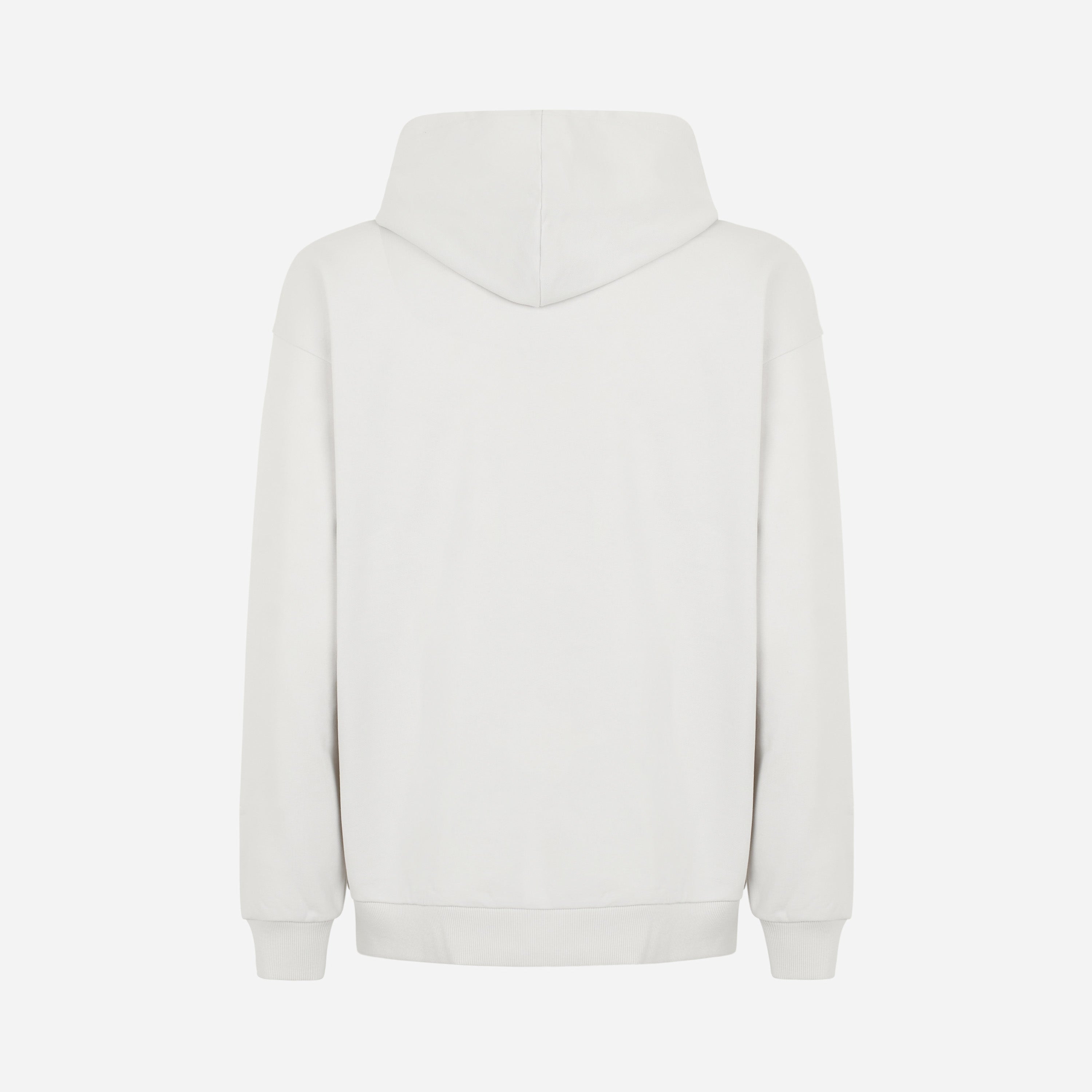 AC Milan Culture felpa cappuccio bianca cotone relaxed