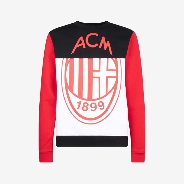 AC Milan Crewneck felpa girocollo uomo M logo