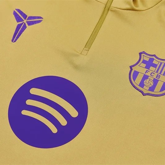 Tifoso Store Bambino Barcellona 2026/27 tuta gialla mezza zip