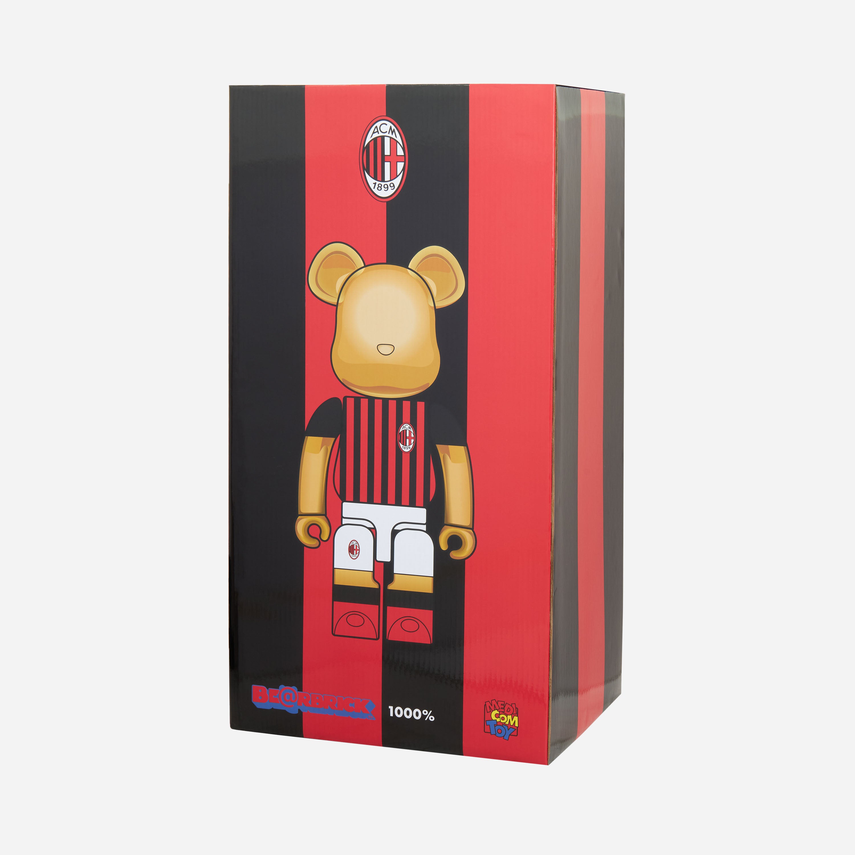 Be@rbrick AC Milan 1000% statuetta oro 70 cm maglia rossonera
