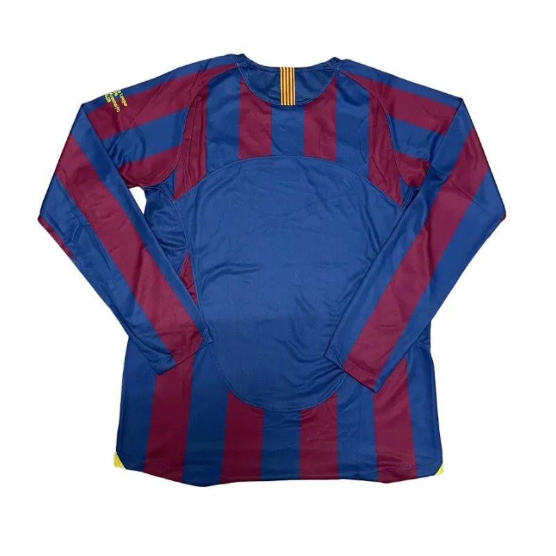 Barcellona 2005/06 Home maglia manica lunga retro blaugrana