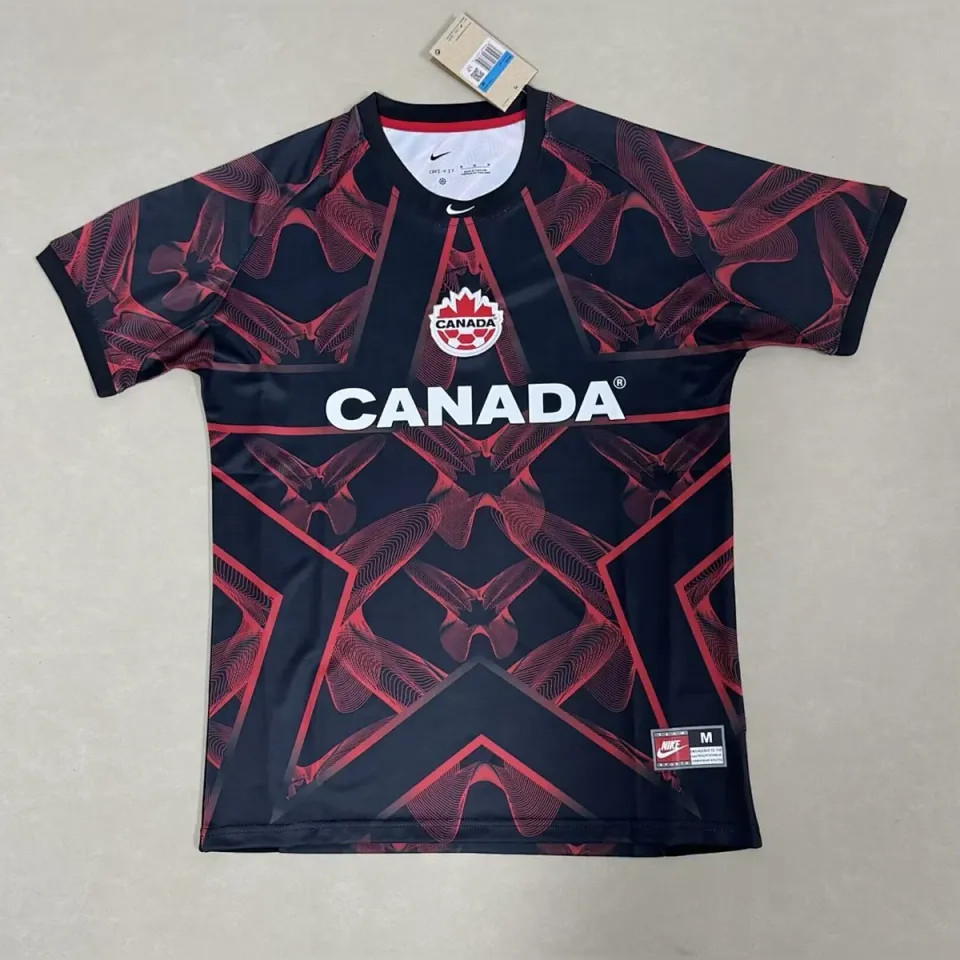 Canada Portiere 2026/27 maglia portiere nera grafica rossa