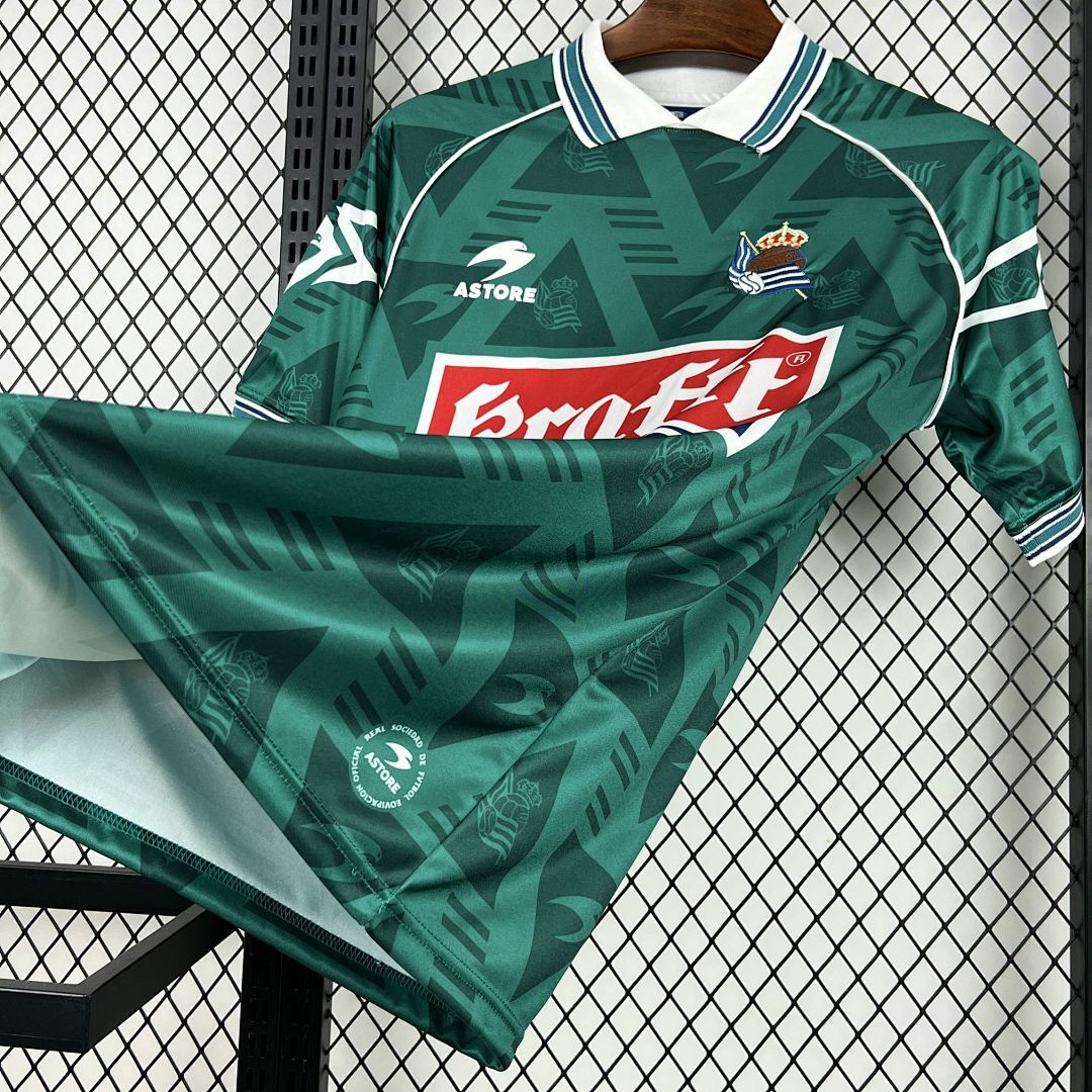 Tifoso Store Real Sociedad 1995/96 maglia retro biancoblu