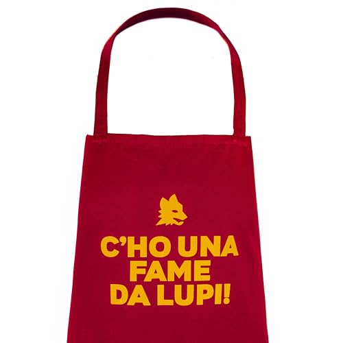 Roma Fanshop Casa Grembiule fame da lupi lupetto