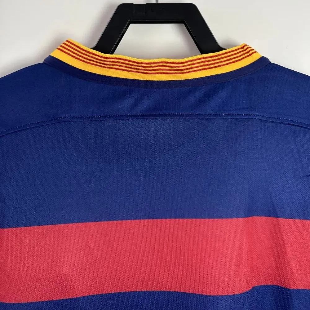 Barcellona 2015/16 Maglia calcio manica lunga retro S-XXL