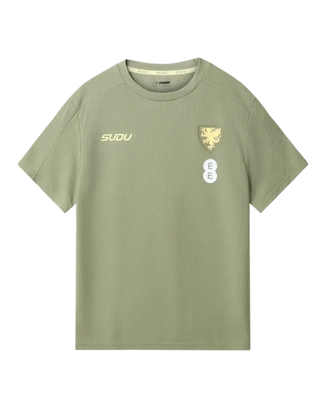 Wales Travel SUDU t-shirt junior verde oliva drago
