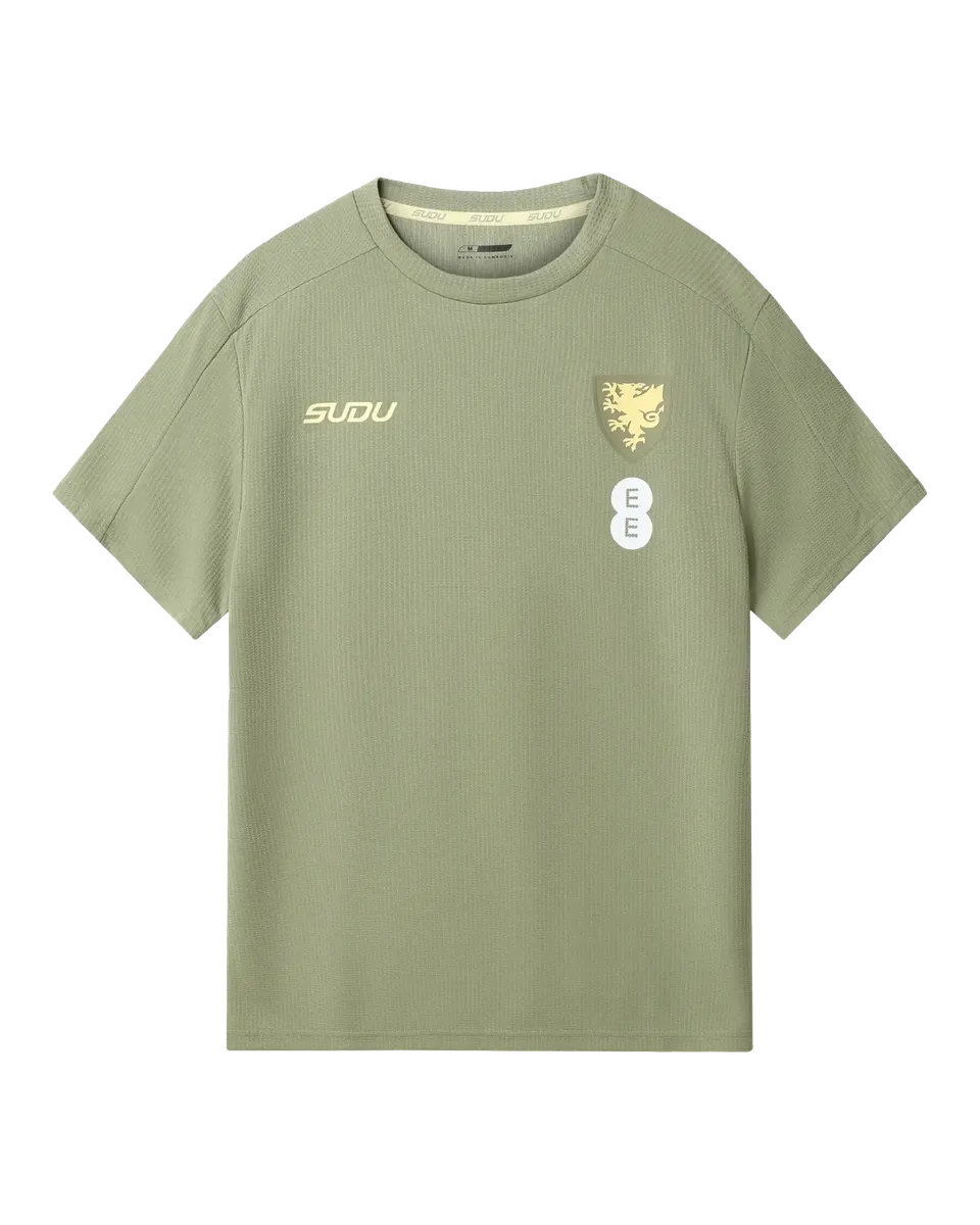 Wales Travel SUDU t-shirt junior verde oliva drago