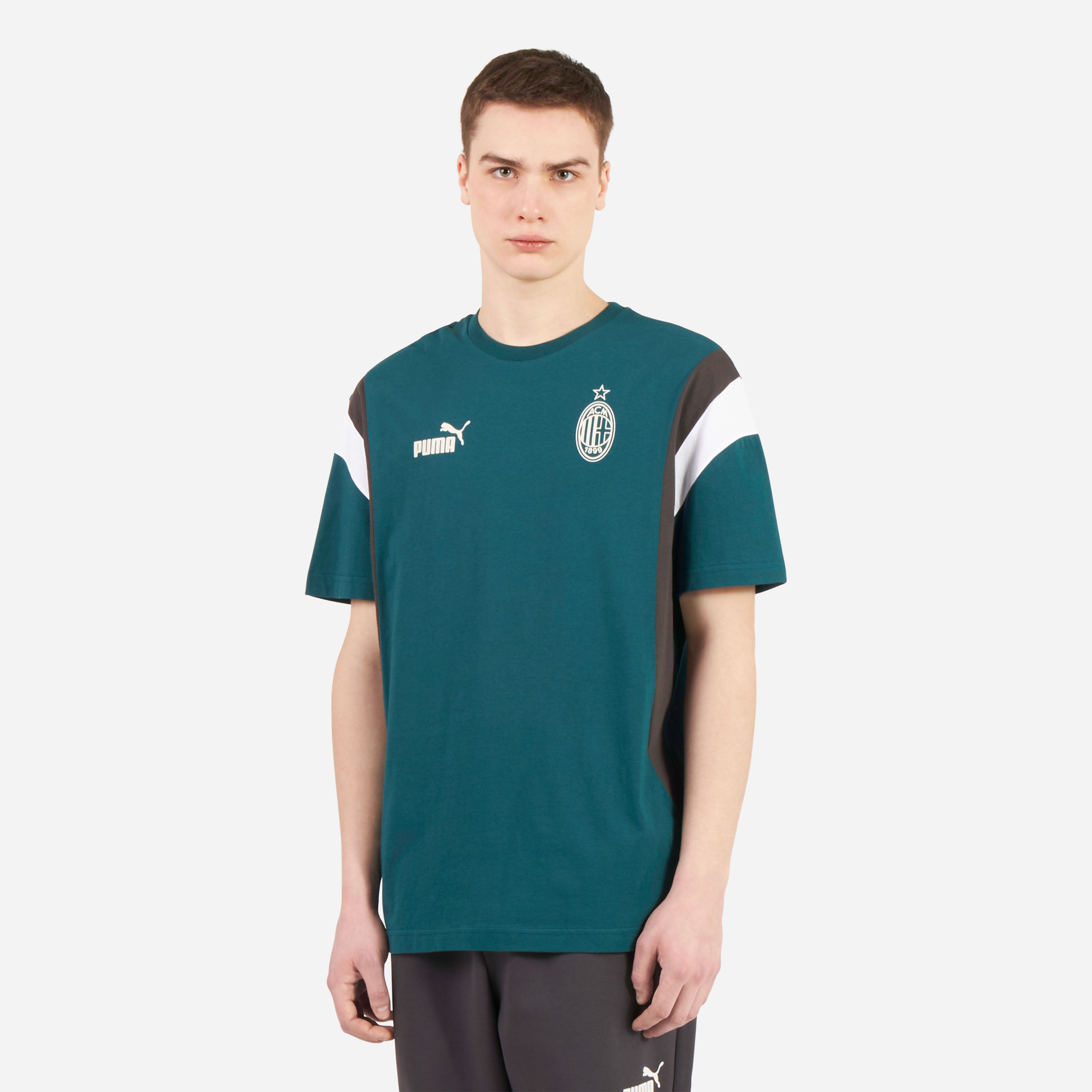 AC Milan Archive T-Shirt Verde Uomo S-XXL