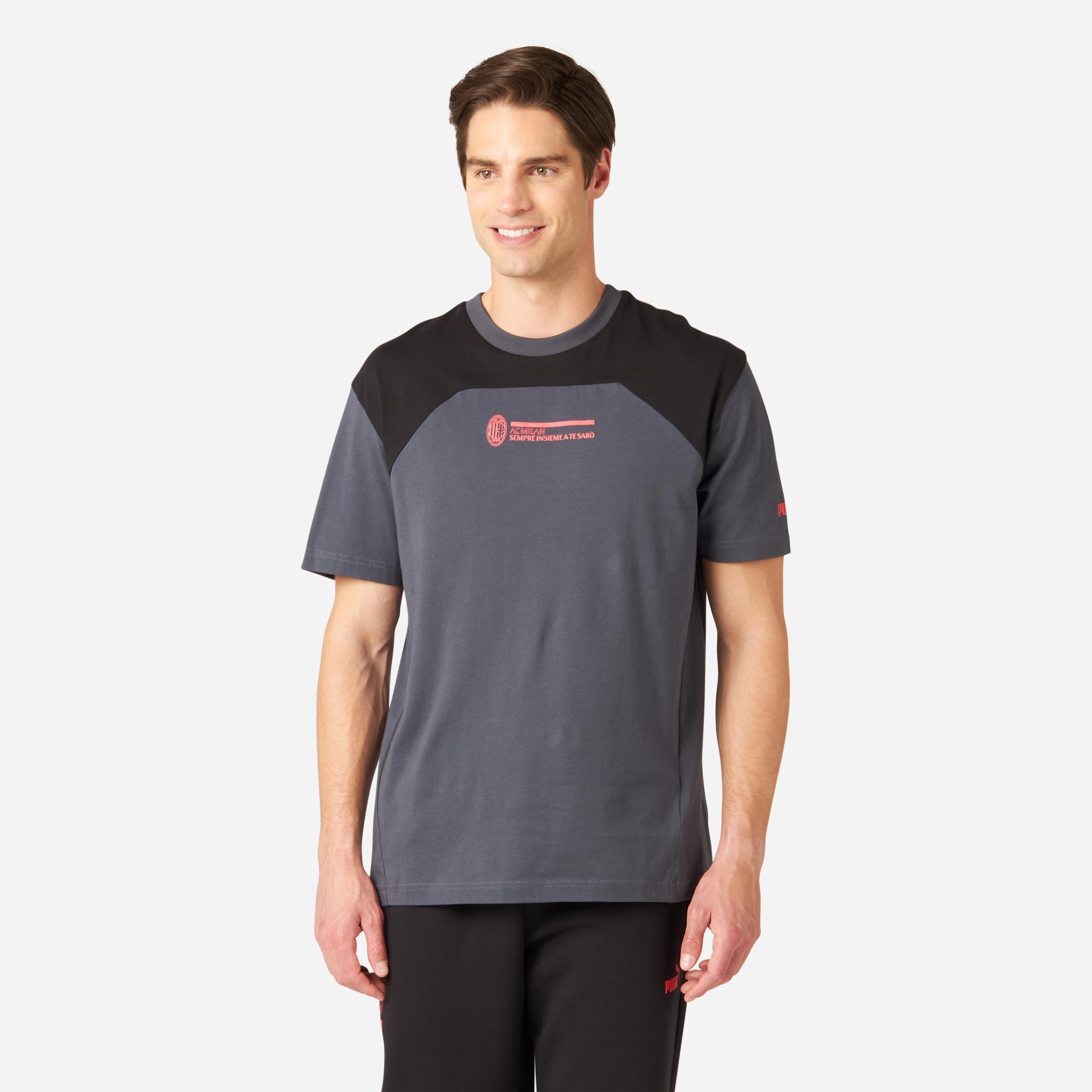 AC Milan Sempre Insieme A Te Sarò t-shirt uomo cotone