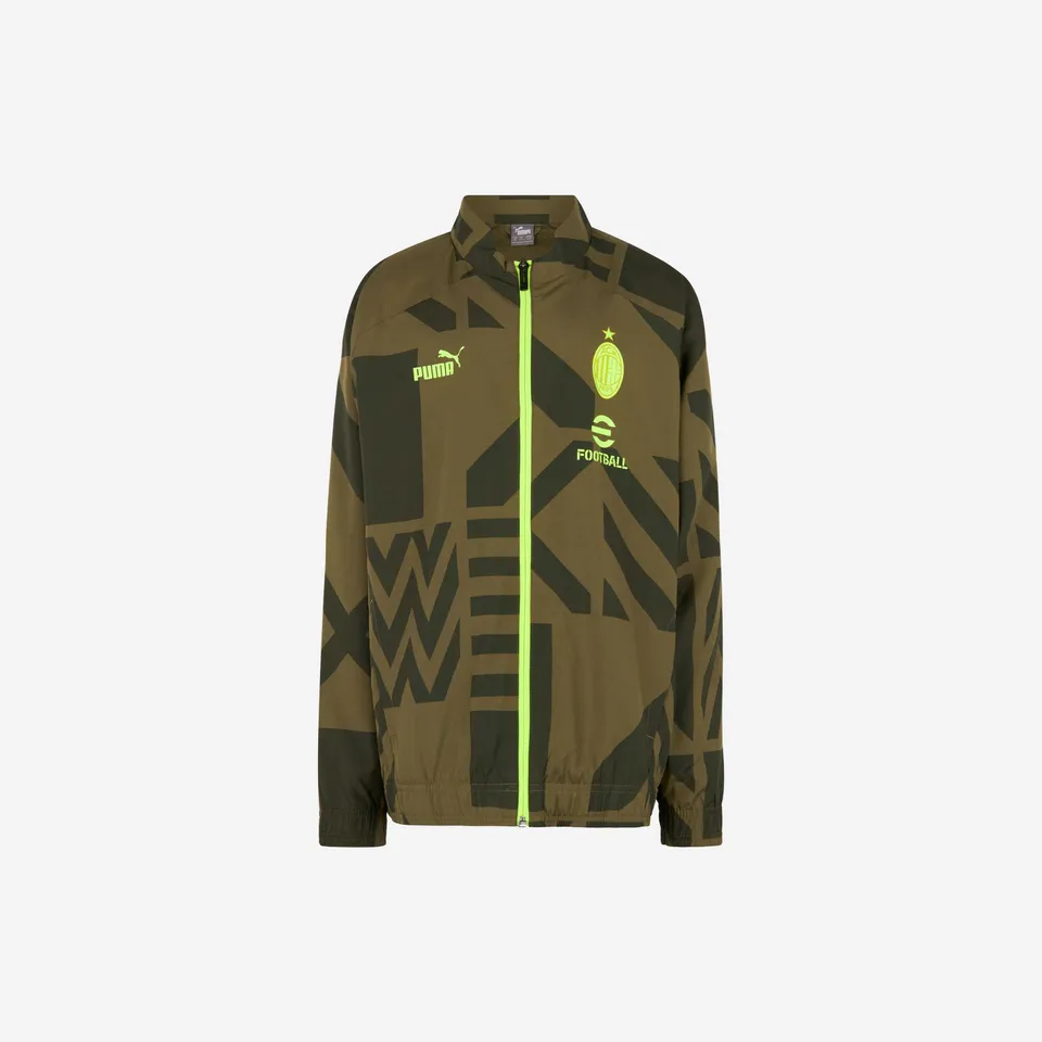 AC Milan Prematch 2022/23 Giacca Bambino Zip Drycell