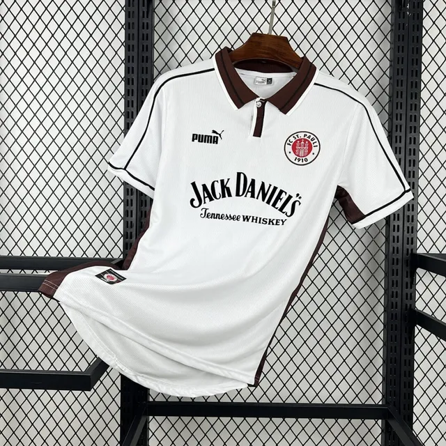 FC St. Pauli 1999/00 Maglia Home Marrone Retro