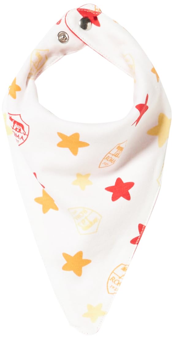 Roma Fanshop Baby bavaglino bianco 0-24 mesi