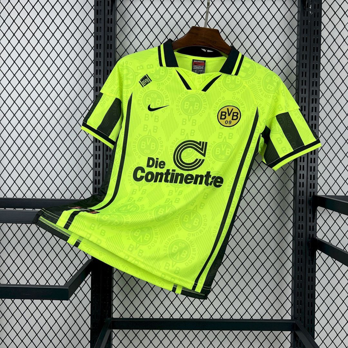 Borussia Dortmund 1996/97 maglia calcio retro giallonera S-XXL