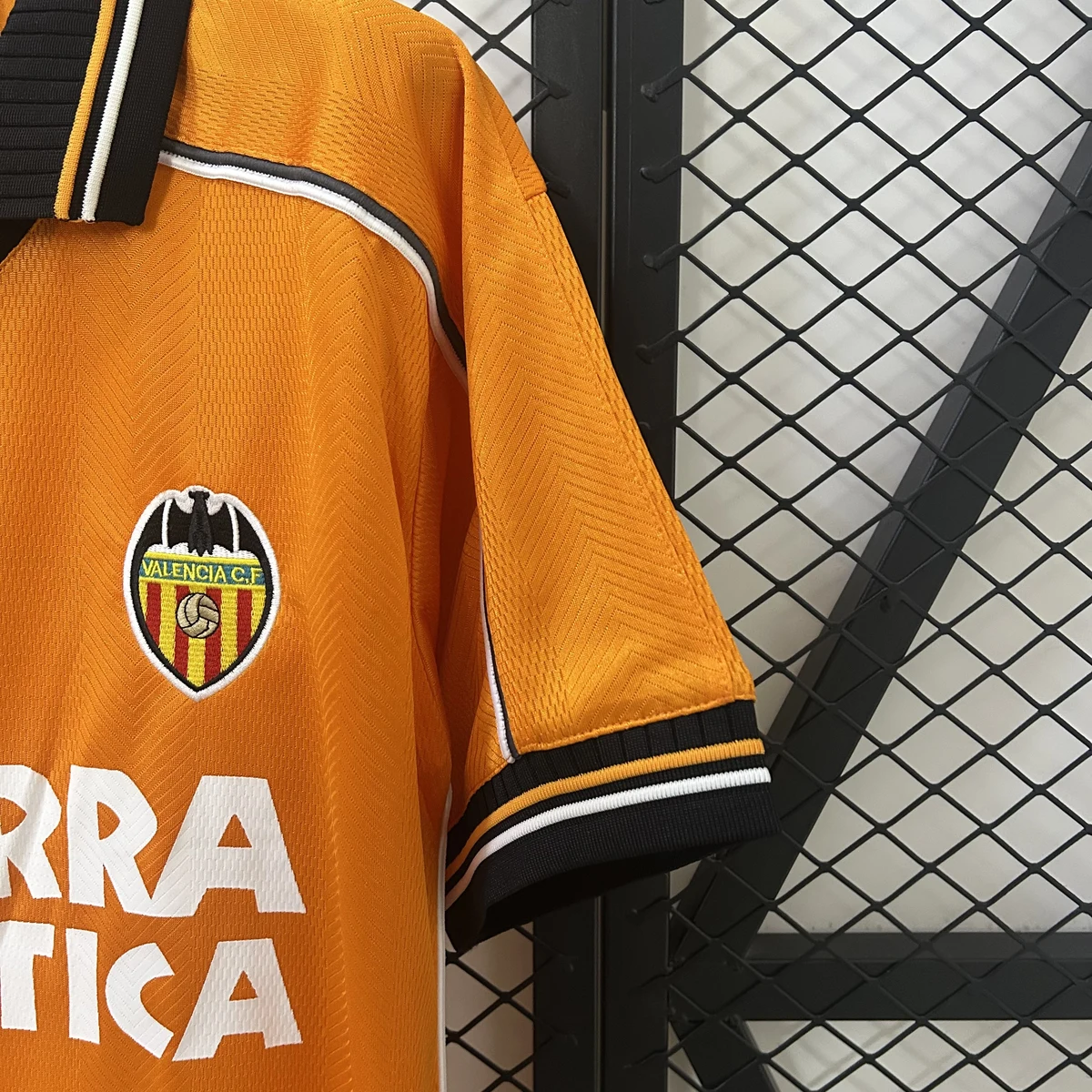Valencia 1999/00 Seconda Maglia Retro arancione da tifoso